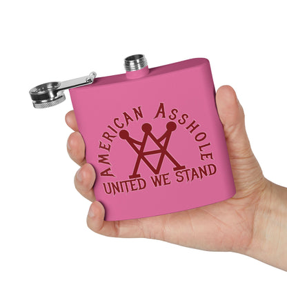 American Asshole™ Stainless Steel Flask, 6oz – Insulated Sip of Swagger & Shenanigans