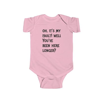 Infant Bodysuit — "Up Your Ass" Funny Baby Onesie (Novelty Infant Apparel)