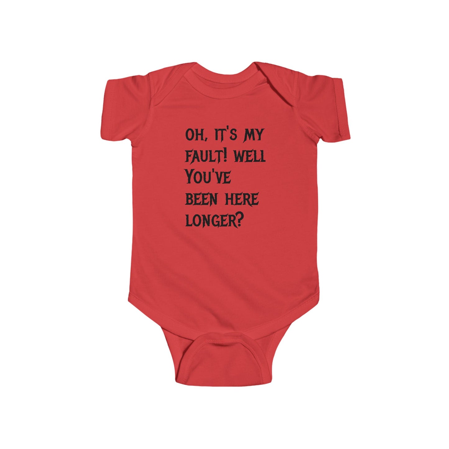 Infant Bodysuit — "Up Your Ass" Funny Baby Onesie (Novelty Infant Apparel)
