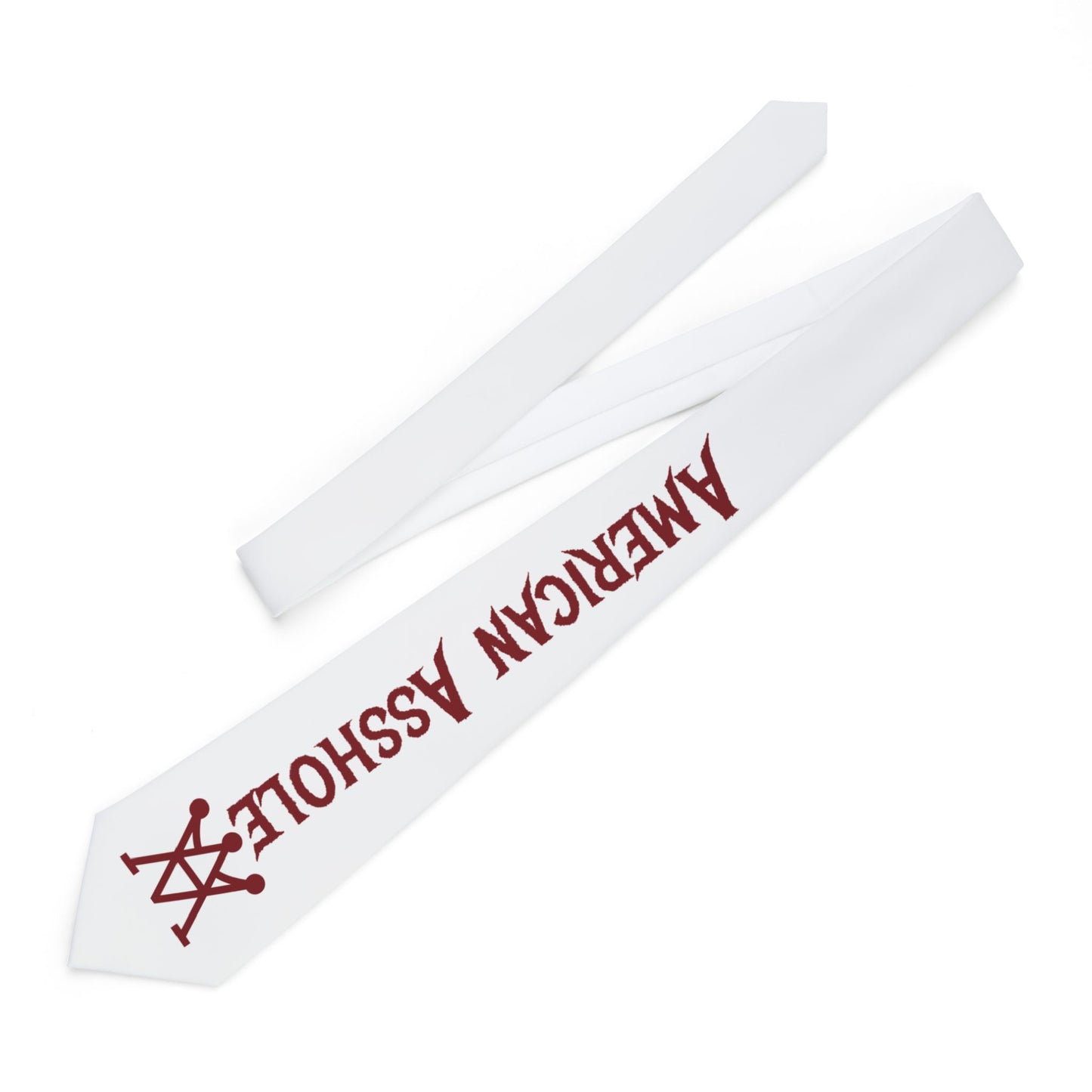 American Asshole™ Necktie – Gag Gift for Secret Santa, Office Trolls & Patriotic Pricks