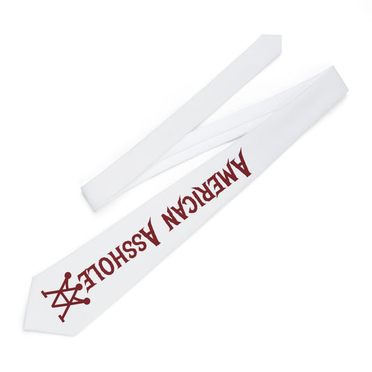American Asshole™ Necktie – Gag Gift for Secret Santa, Office Trolls & Patriotic Pricks