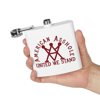 American Asshole™ Stainless Steel Flask, 6oz – Insulated Sip of Swagger & Shenanigans
