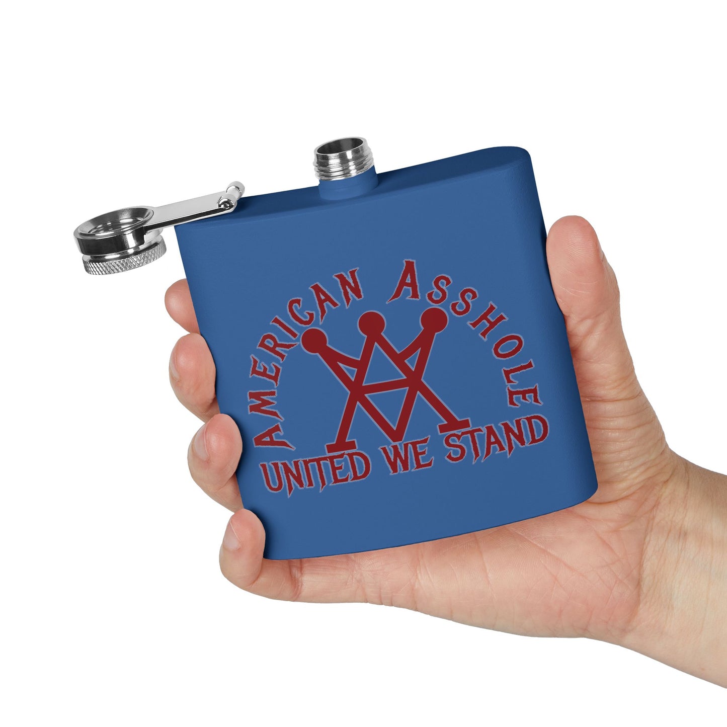 American Asshole™ Stainless Steel Flask, 6oz – Insulated Sip of Swagger & Shenanigans