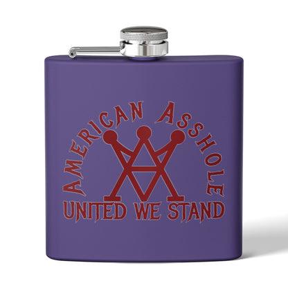 American Asshole™ Stainless Steel Flask, 6oz – Insulated Sip of Swagger & Shenanigans