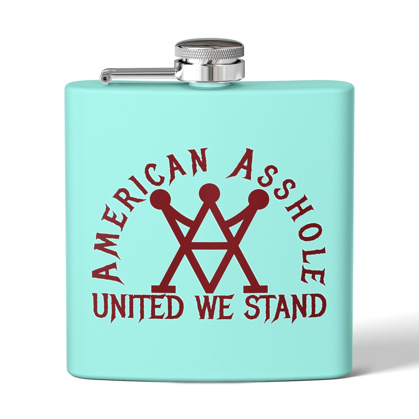 American Asshole™ Stainless Steel Flask, 6oz – Insulated Sip of Swagger & Shenanigans
