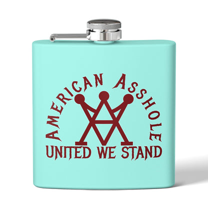 American Asshole™ Stainless Steel Flask, 6oz – Insulated Sip of Swagger & Shenanigans