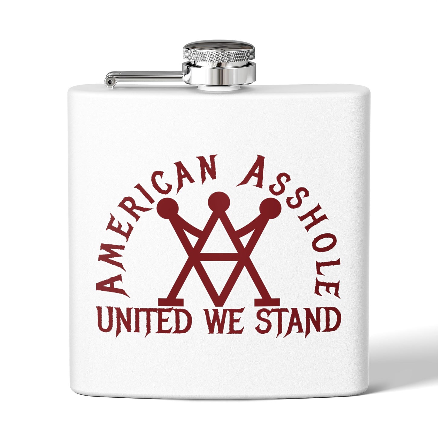 American Asshole™ Stainless Steel Flask, 6oz – Insulated Sip of Swagger & Shenanigans