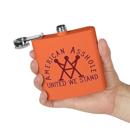 American Asshole™ Stainless Steel Flask, 6oz – Insulated Sip of Swagger & Shenanigans