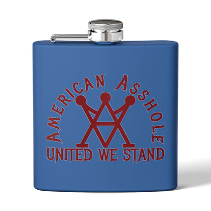American Asshole™ Stainless Steel Flask, 6oz – Insulated Sip of Swagger & Shenanigans