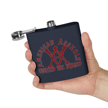 American Asshole™ Stainless Steel Flask, 6oz – Insulated Sip of Swagger & Shenanigans