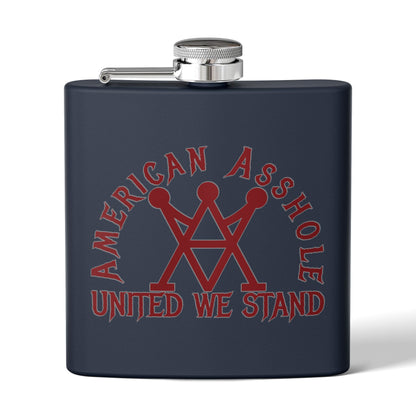 American Asshole™ Stainless Steel Flask, 6oz – Insulated Sip of Swagger & Shenanigans