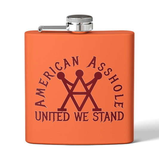 American Asshole™ Stainless Steel Flask, 6oz – Insulated Sip of Swagger & Shenanigans