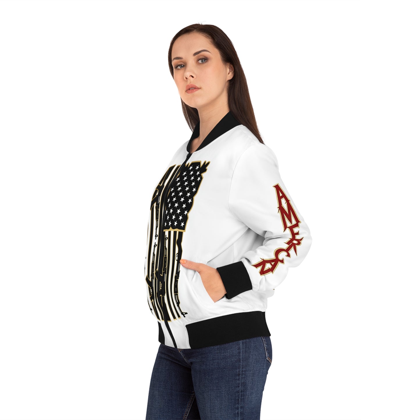 Retro Women's Bomber Jacket