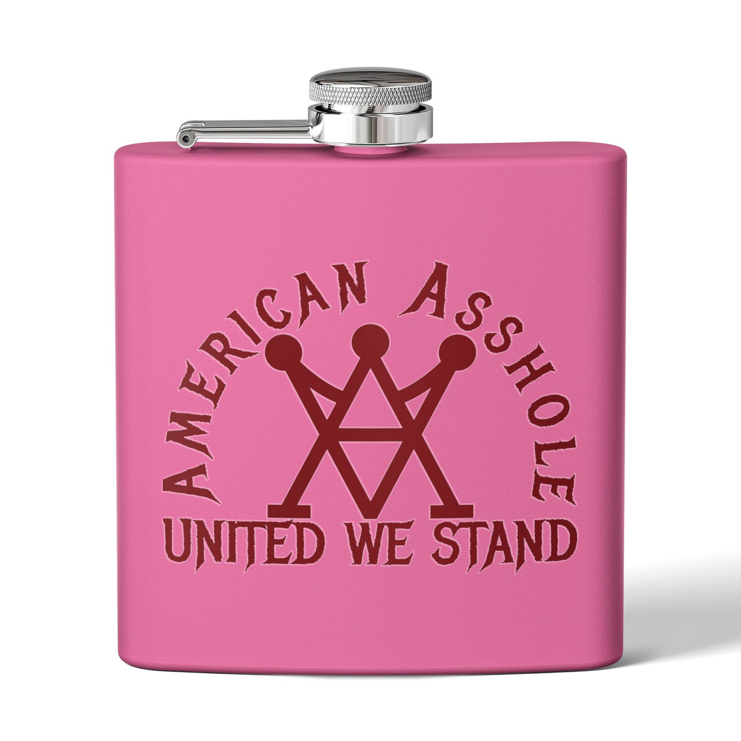American Asshole™ Stainless Steel Flask, 6oz – Insulated Sip of Swagger & Shenanigans
