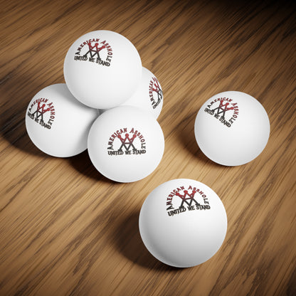 Beer Pong Balls — "American Asshole" (6-Pack)