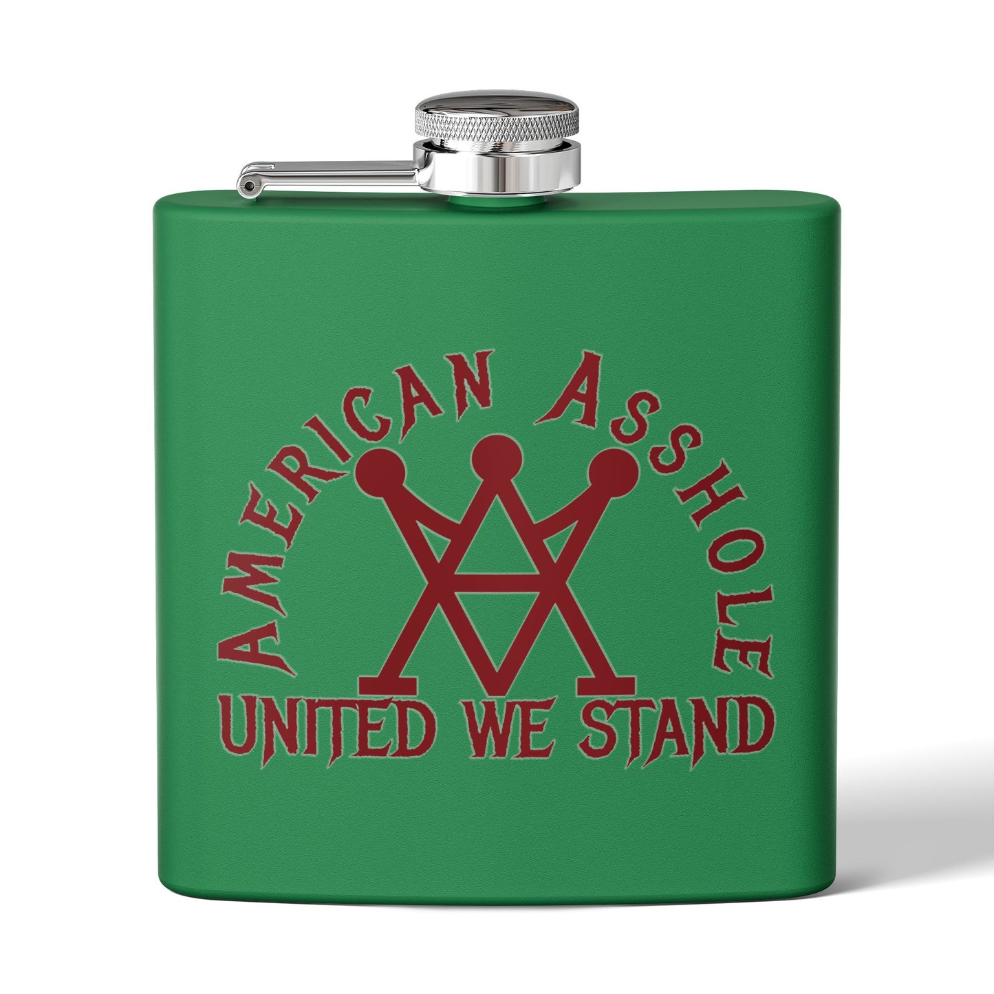 American Asshole™ Stainless Steel Flask, 6oz – Insulated Sip of Swagger & Shenanigans