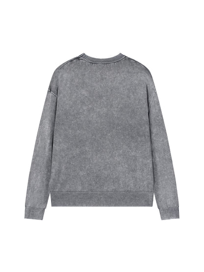 Mineral Wash Oversized Sweater